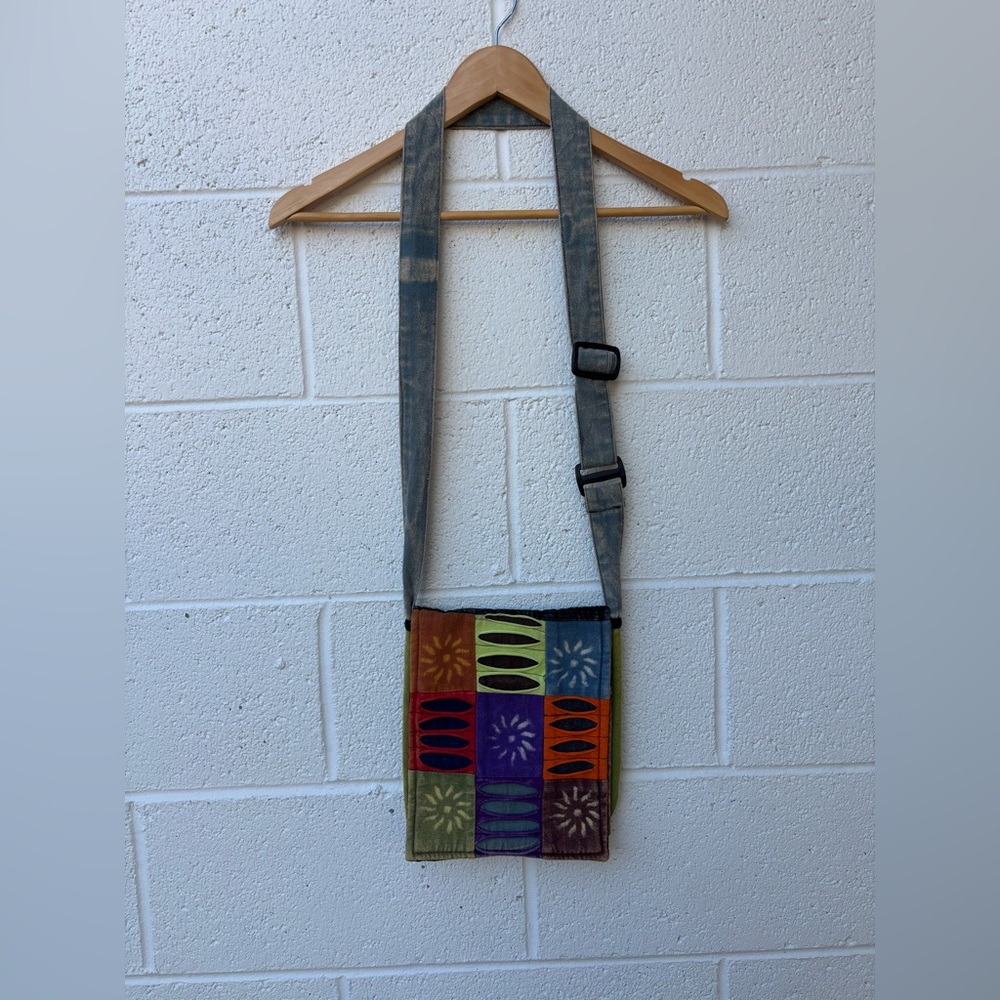 Colorful Patchwork Crossbody Bag